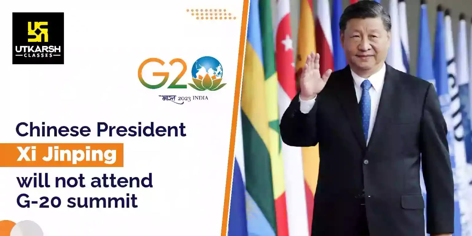 Chinese President Xi Jinping will not attend G20 summit