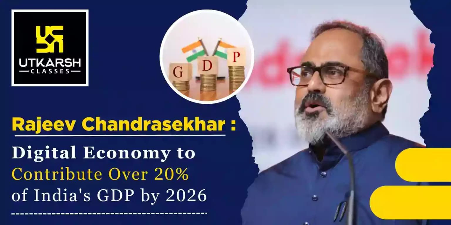 Digital economy to contribute over 20% of GDP by 2026: Rajeev C