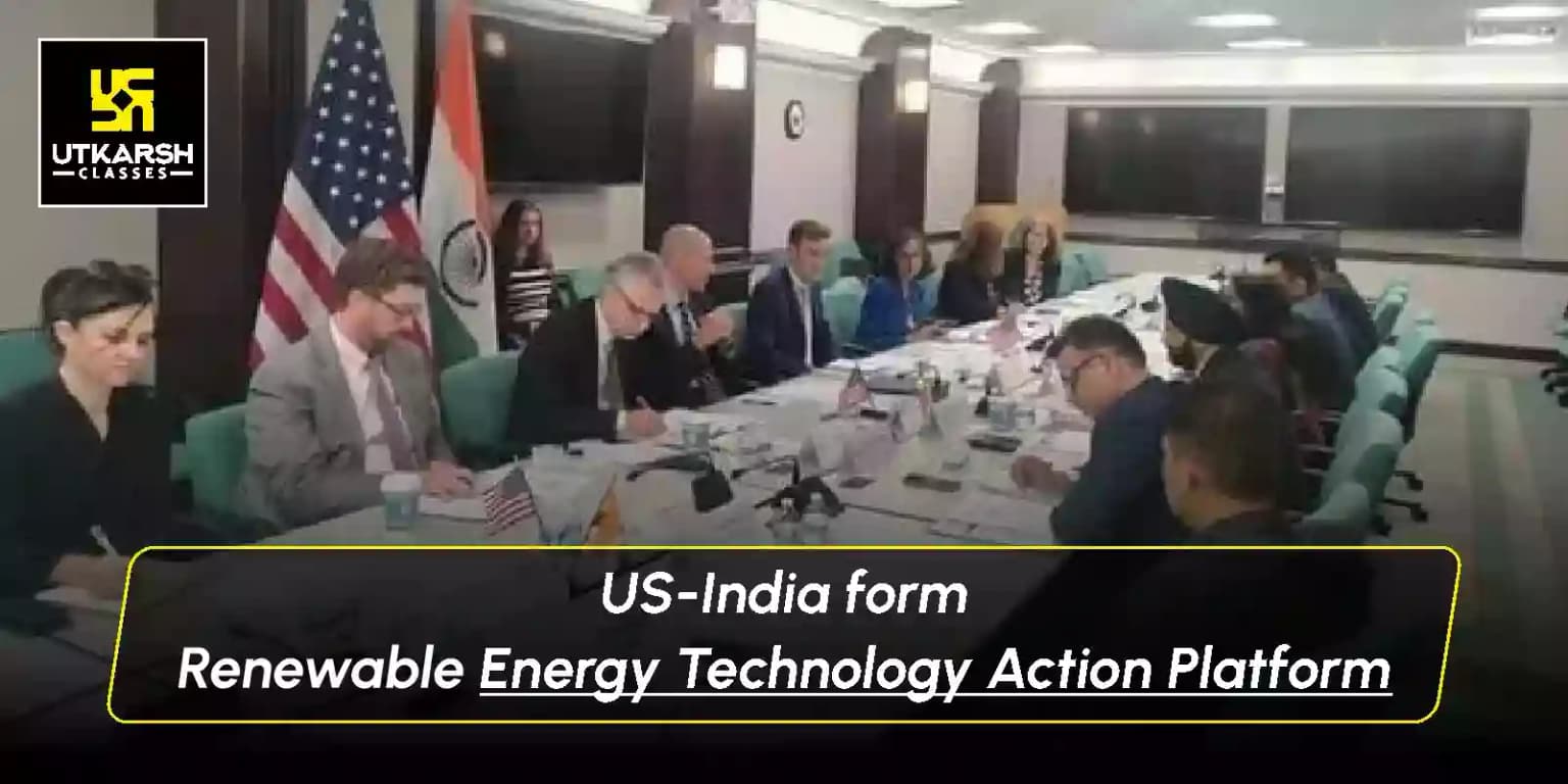 US-India form Renewable Energy Technology Action Platform