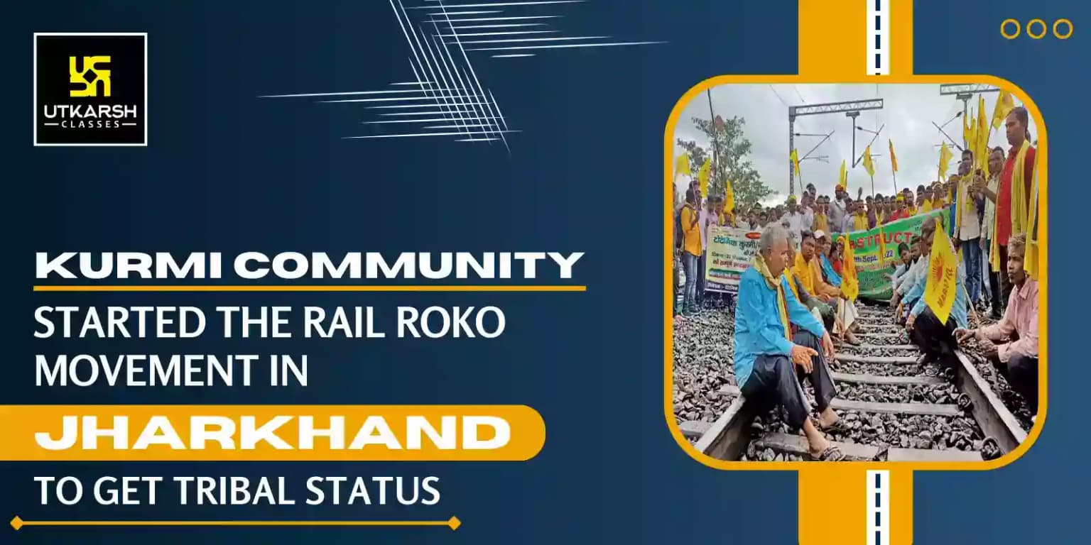 Kurmi community's rail roko for tribal status in Jharkhand