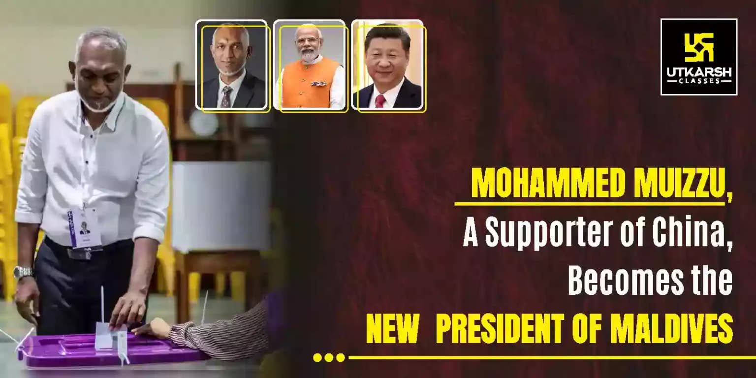 Mohammed Muizzu, a supporter of China, becomes the new President of Maldives