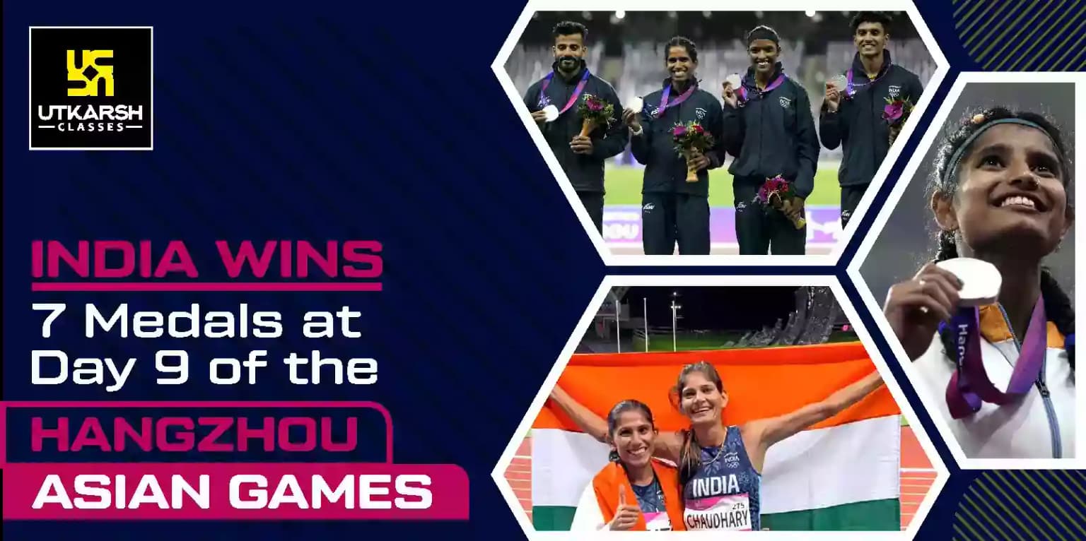 India wins 7 medals on Day 9 of the Hangzhou Asian Games