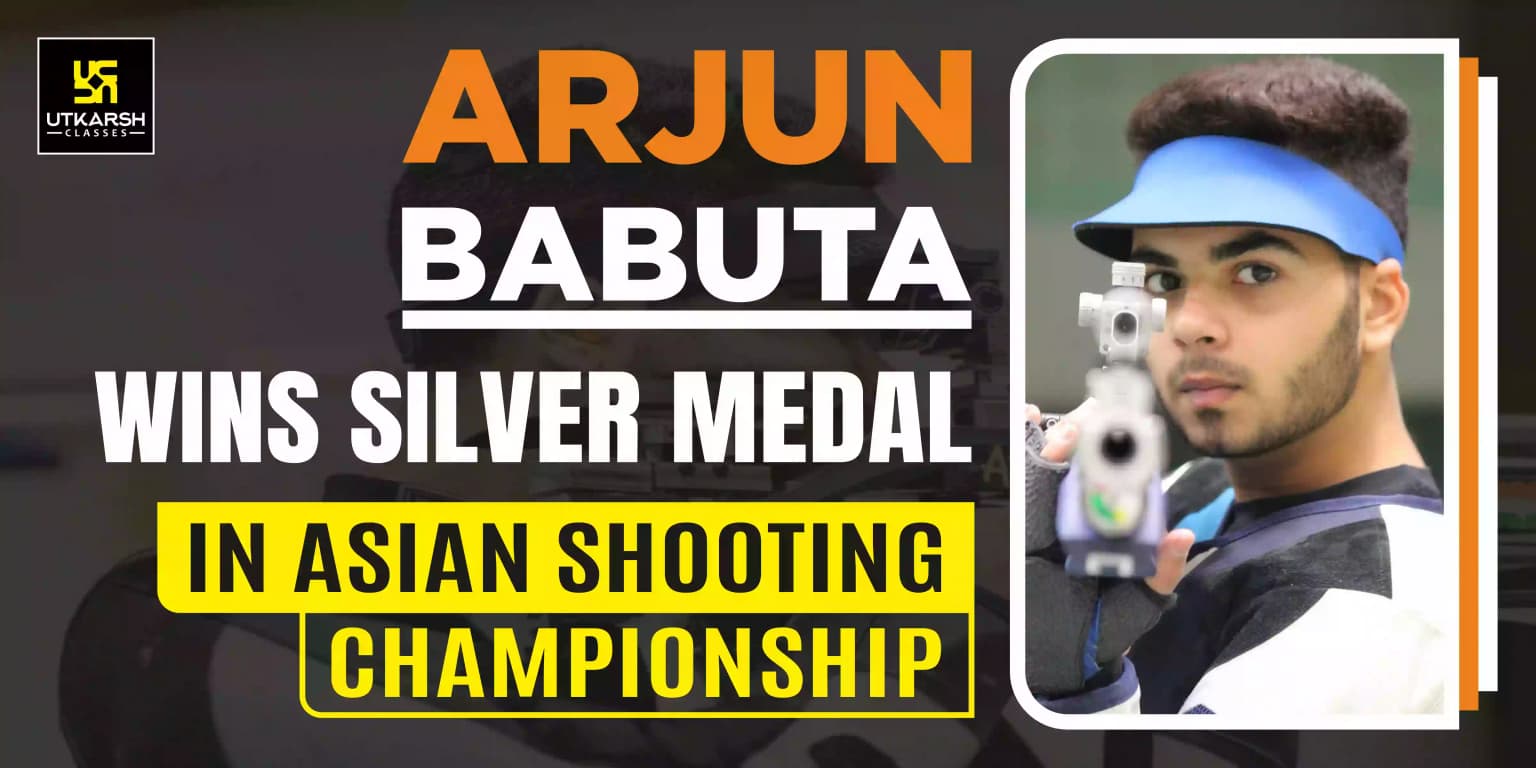 Arjun Babuta wins silver medal in Asian Shooting Championship