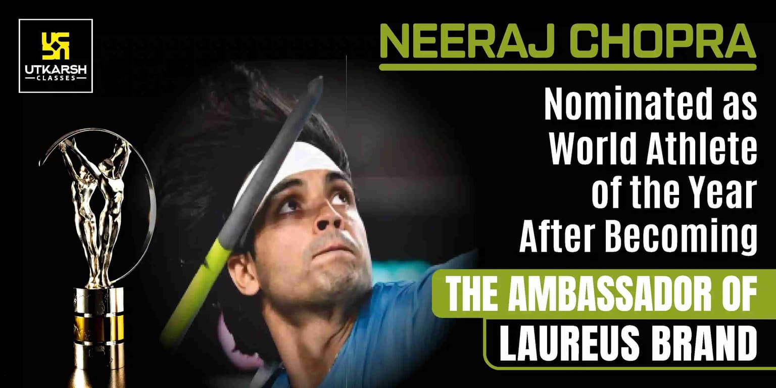 Laureus Brand Ambassador Neeraj Chopra, World Top Athlete of the Year