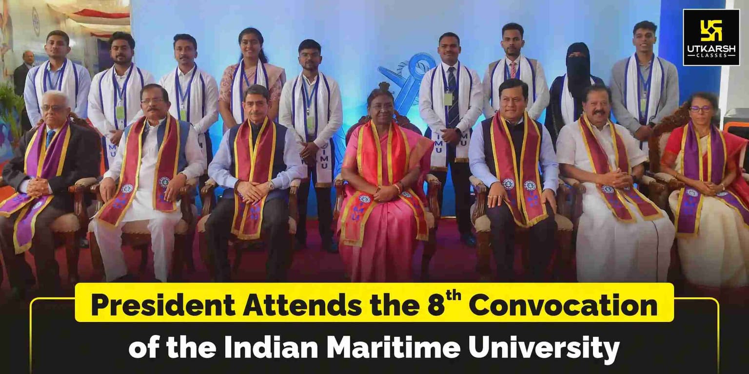 President Murmu Addresses 8th Convocation of IMU Chennai