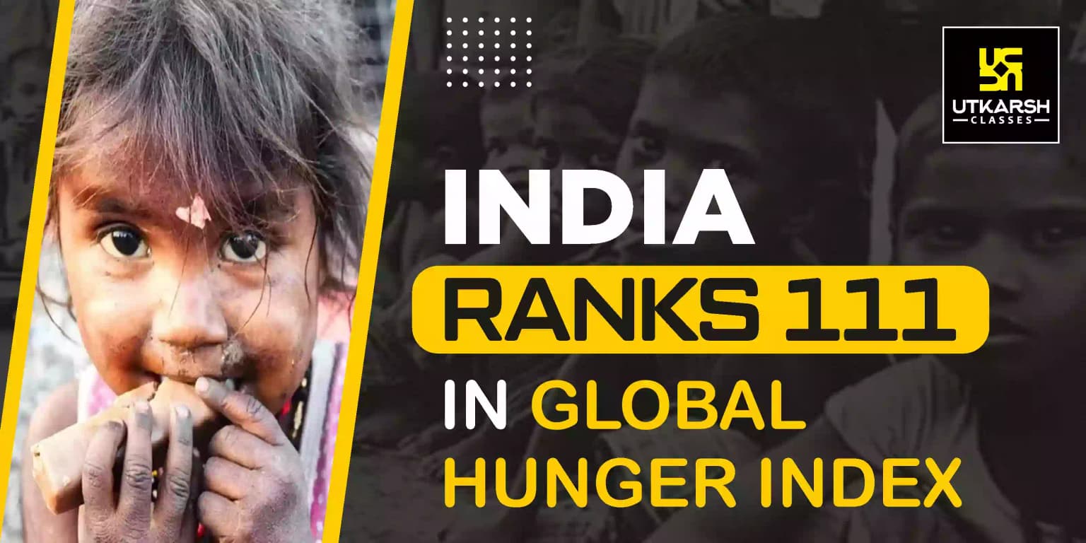 India Ranks 111 in Global Hunger Index