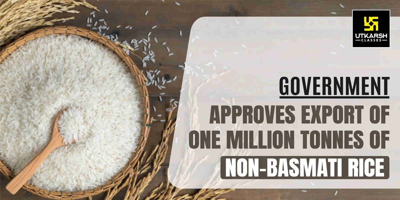 Government approves export of one million tonnes of non-Basmati rice