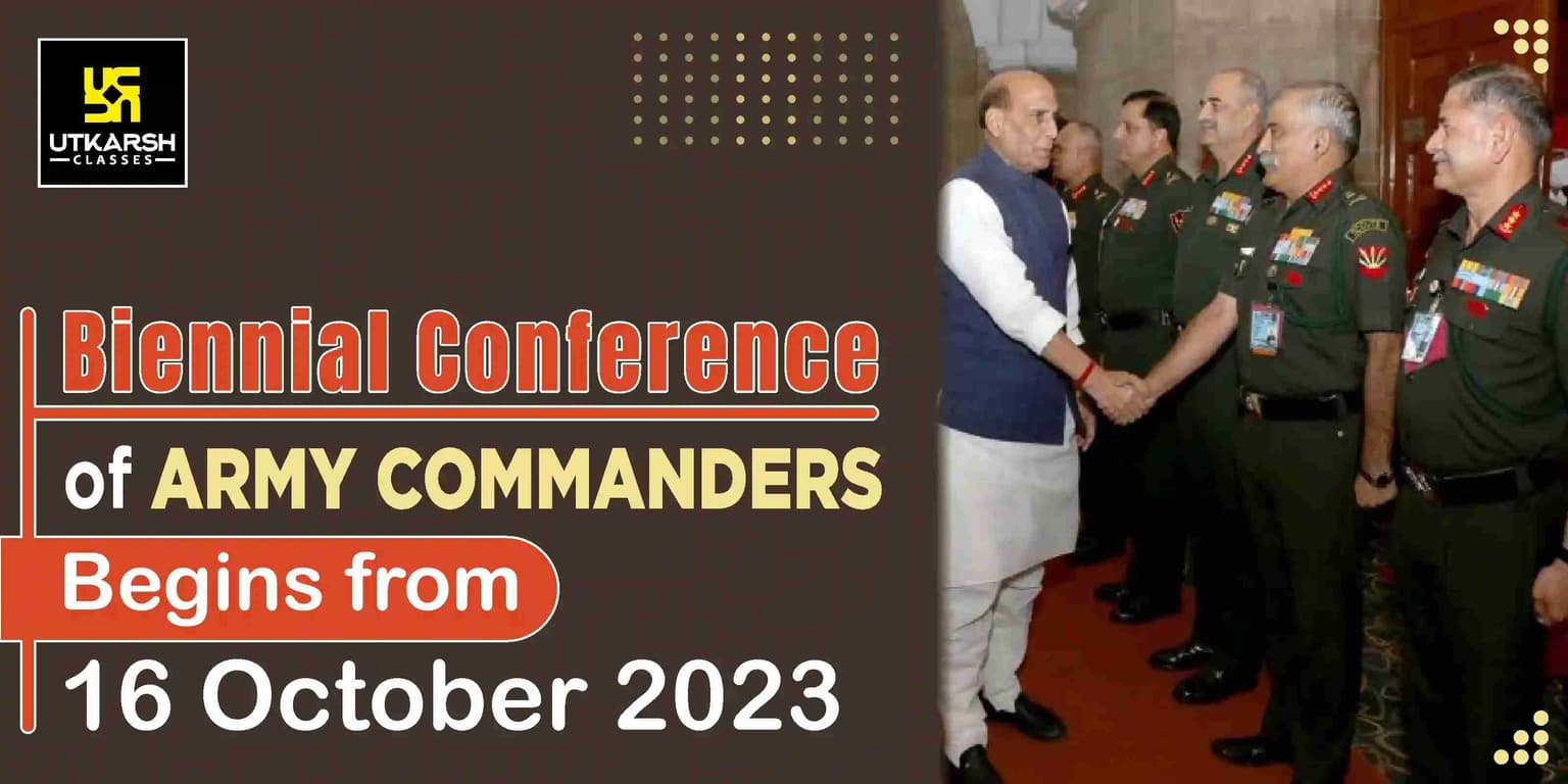 Biennial Conference of Army Commanders begins from 16 October 2023