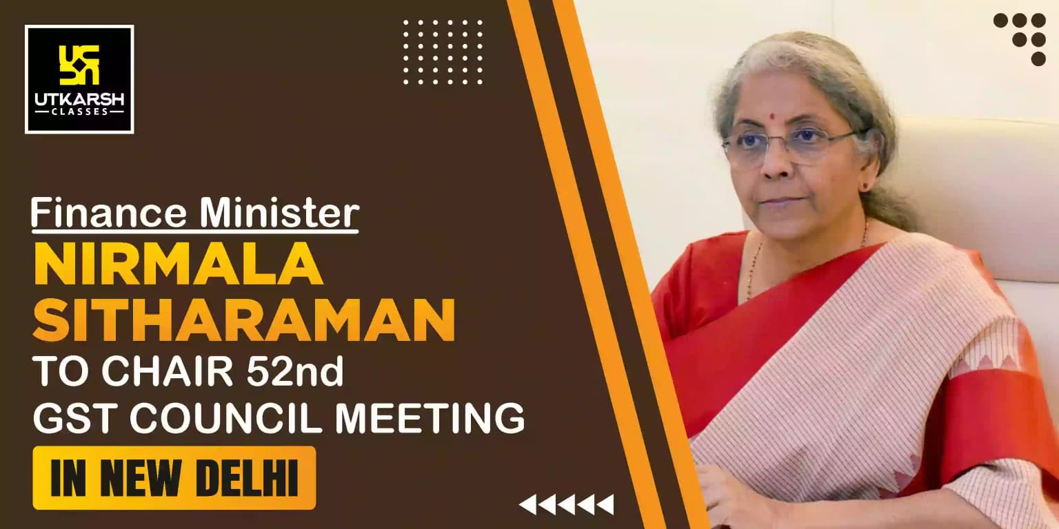 Finance Minister Nirmala Sitharaman Chairs 52nd GST Council Meeting