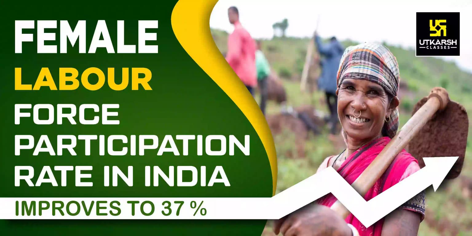Female Labour Force Participation Rate in India Improves to 37%