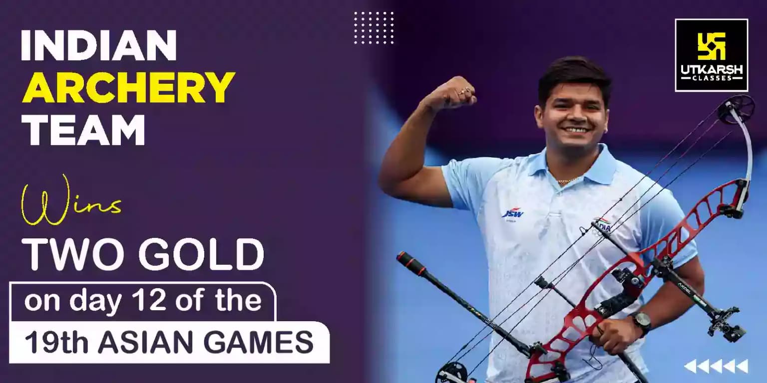 Indian Archery team wins two gold on day 12 of the 19th Asian Games