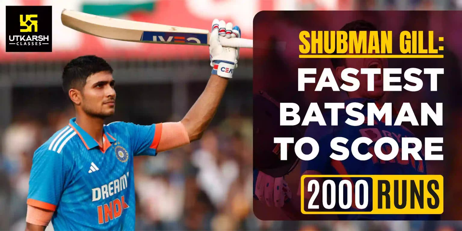 Shubman Gill: Fastest Batsman to Score 2000 Runs