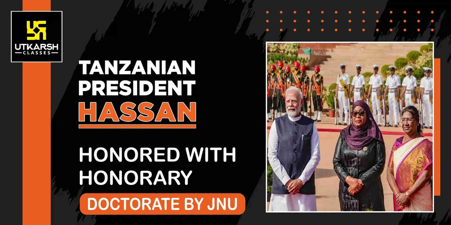 Tanzanian President Hassan Honored With Honorary Doctorate By JNU