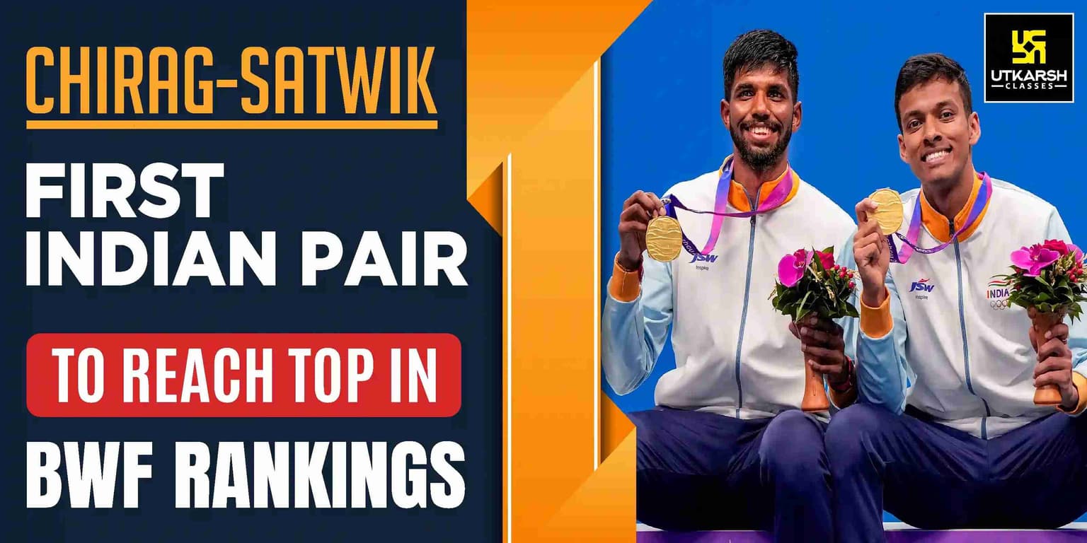Chirag-Satwik first Indian pair to reach top in BWF rankings