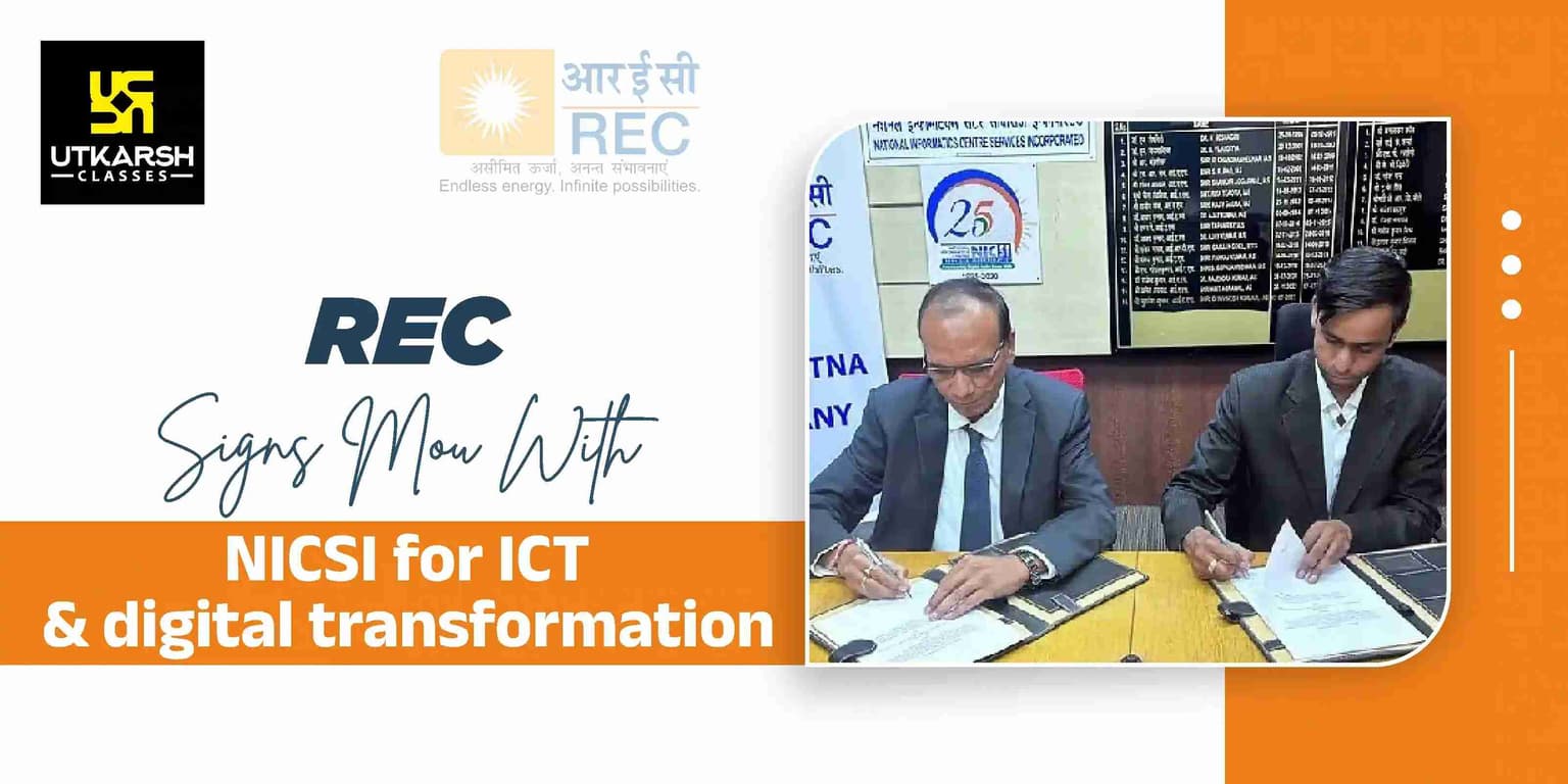 REC signs MoU with NICSI for ICT and digital transformation
