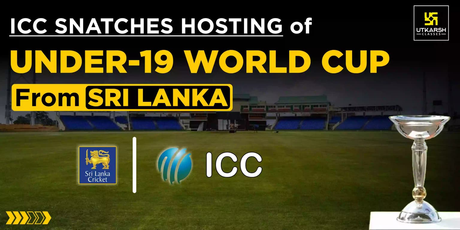 ICC Snatches Hosting Of Under-19 World Cup From Sri Lanka
