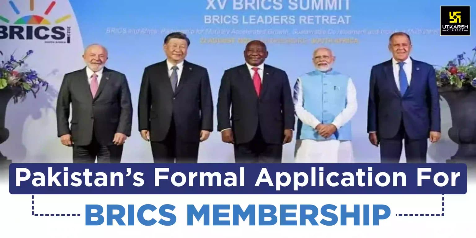 Pakistan’s formal application for BRICS membership