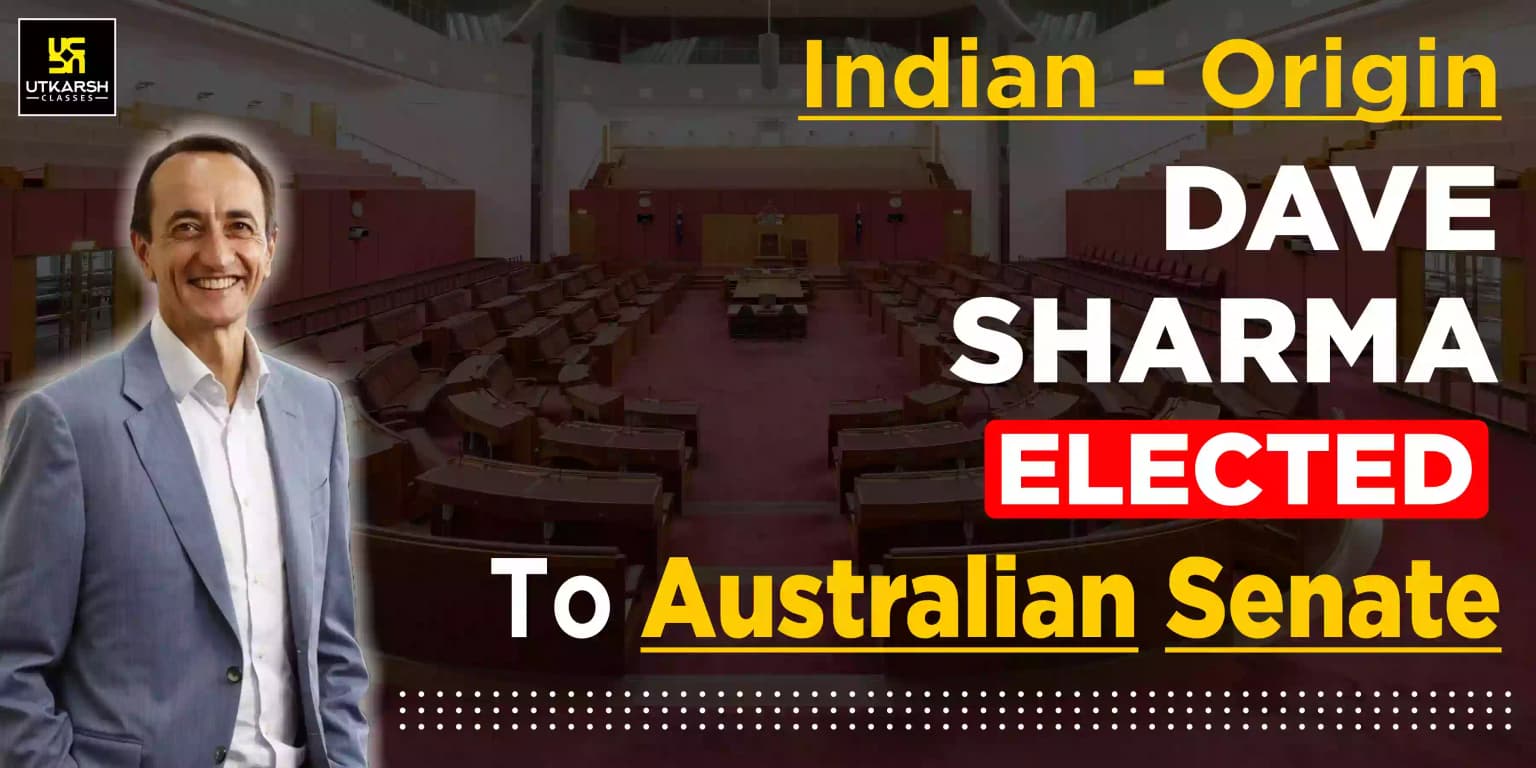 Indian-origin Dave Sharma has been elected to Australian Senate