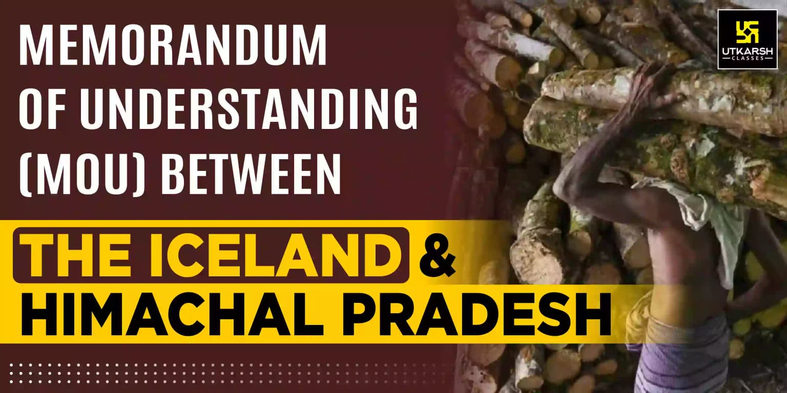 Memorandum Of Understanding (MOU) Between The Iceland And Himachal Pradesh