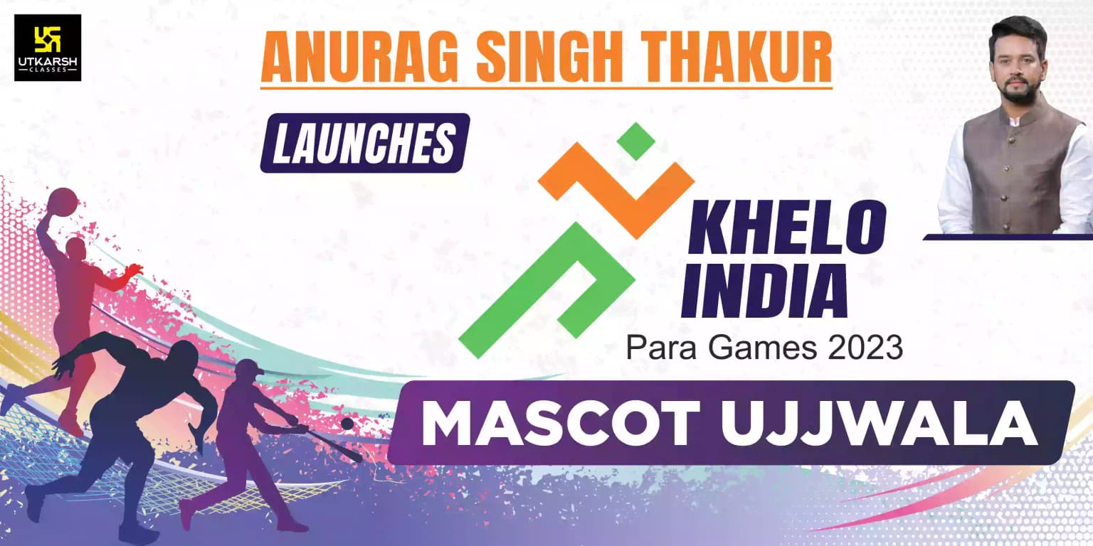 AS Thakur launches Khelo India Para Games 2023 logo and mascot Ujjwala