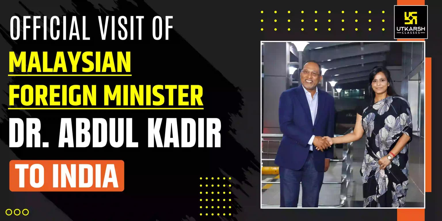 Official Visit Of Malaysian Foreign Minister Dr. Abd Kadir To India