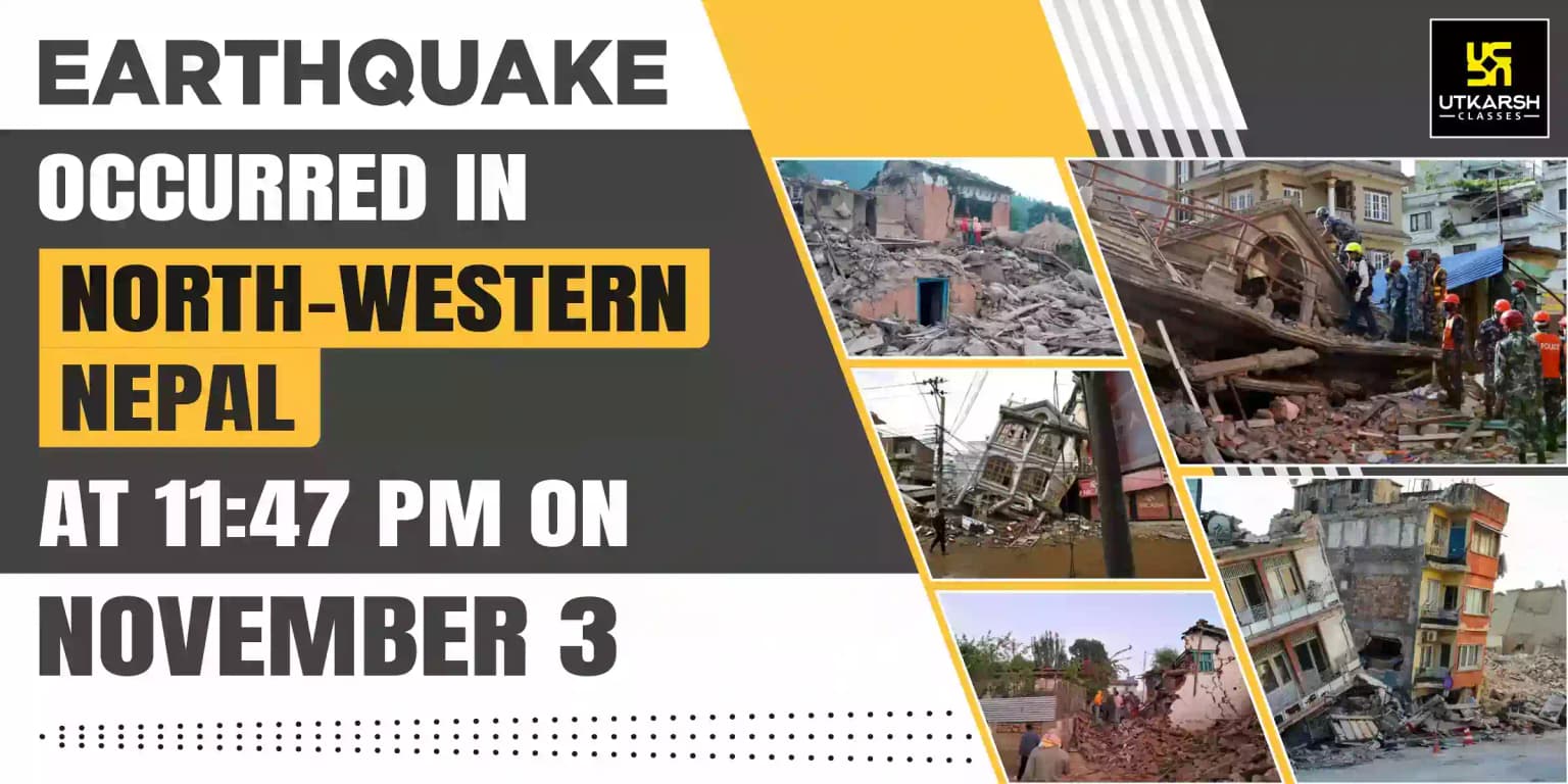 Earthquake Occurred In North-Western Nepal at 11:47 PM On November 3
