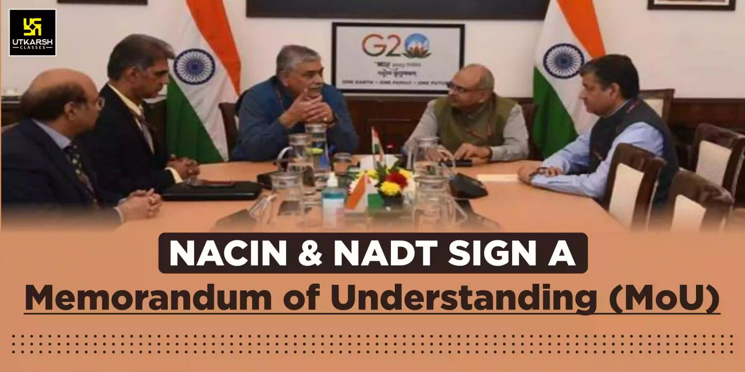 NACIN and NADT sign a Memorandum of Understanding (MoU)