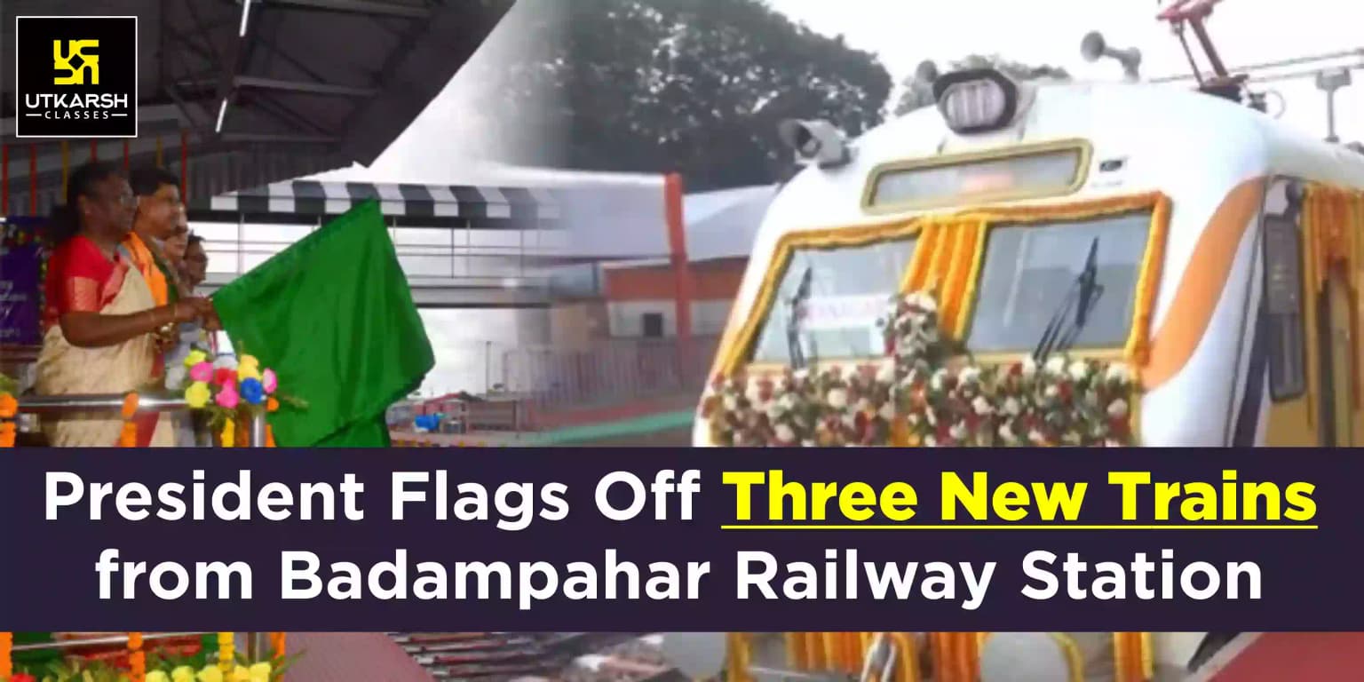 President Flags Off Three New Trains From Badampahar Railway Station