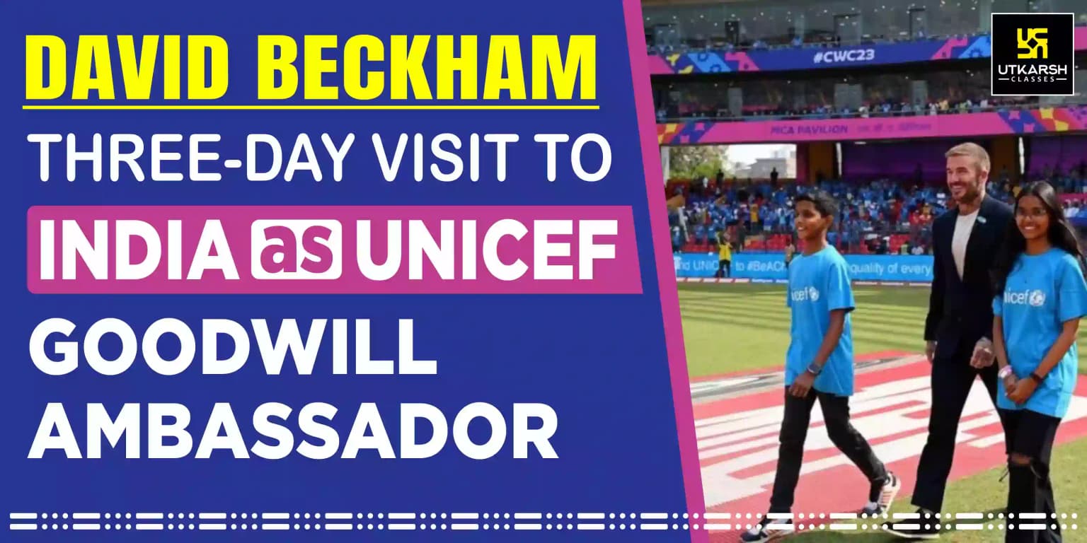David Beckham Three-Day Visit To India As UNICEF Goodwill Ambassador