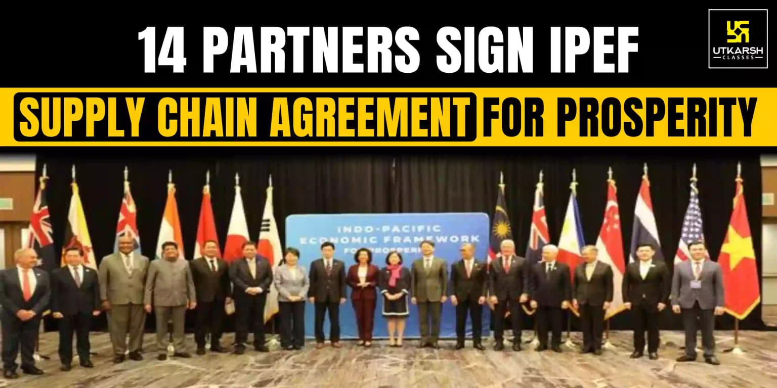 14 Partners Sign IPEF Supply Chain Agreement For Prosperity