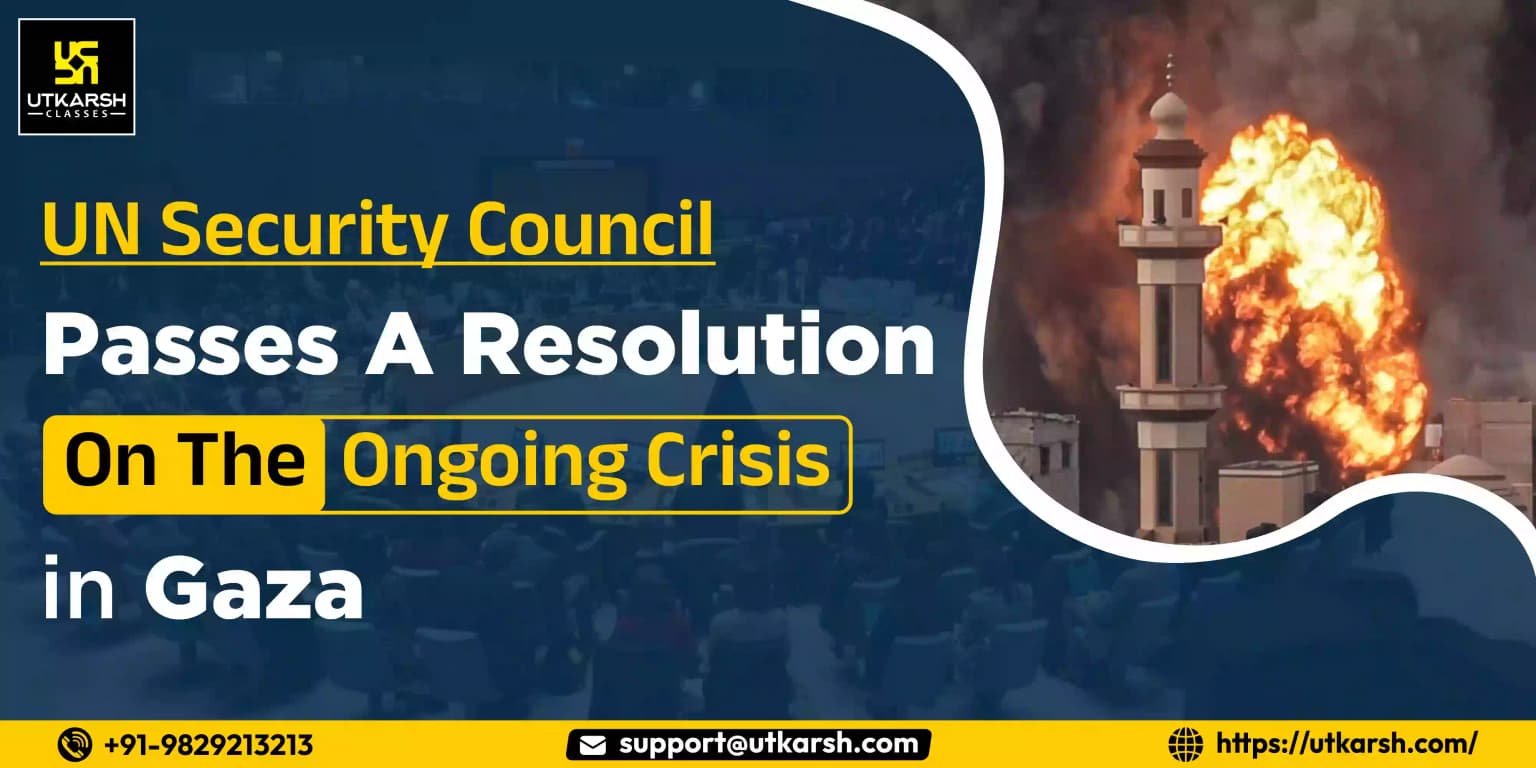 Un Security Council Passes A Resolution On The Ongoing Crisis In Gaza