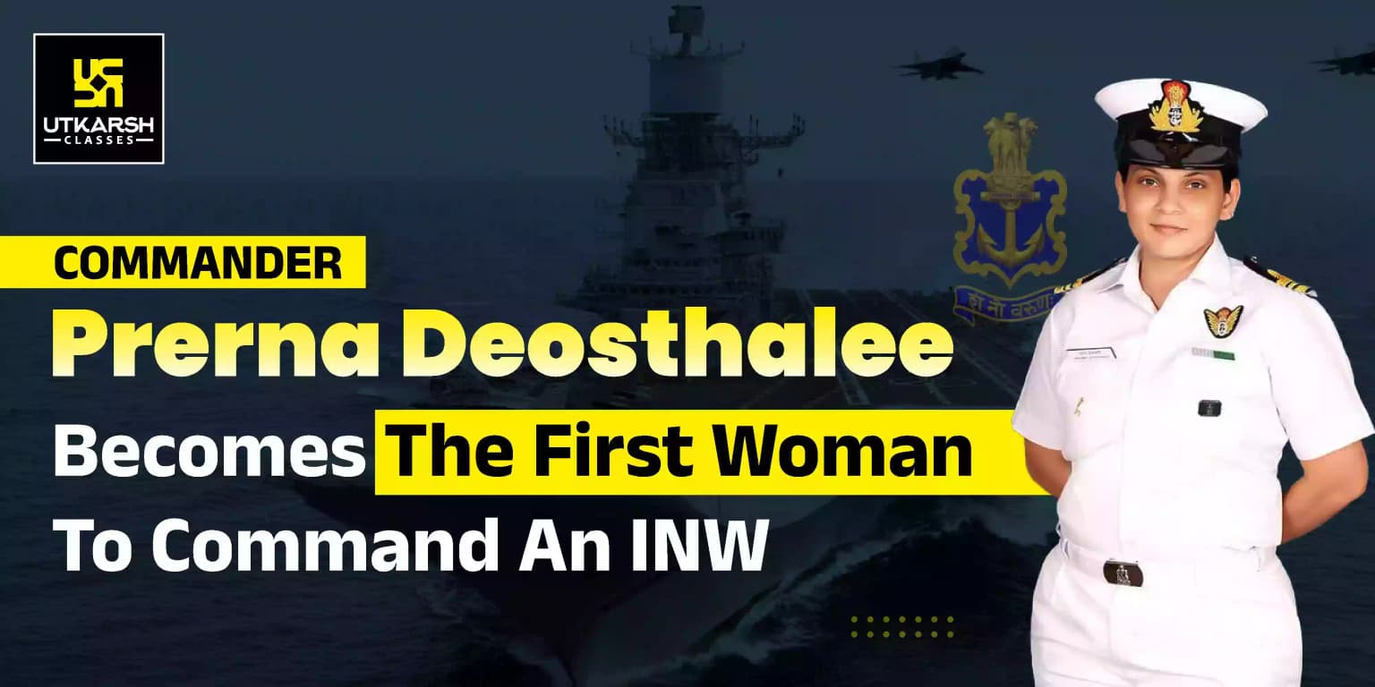 Commander P. Deosthalee Becomes The First Woman To Command An INW