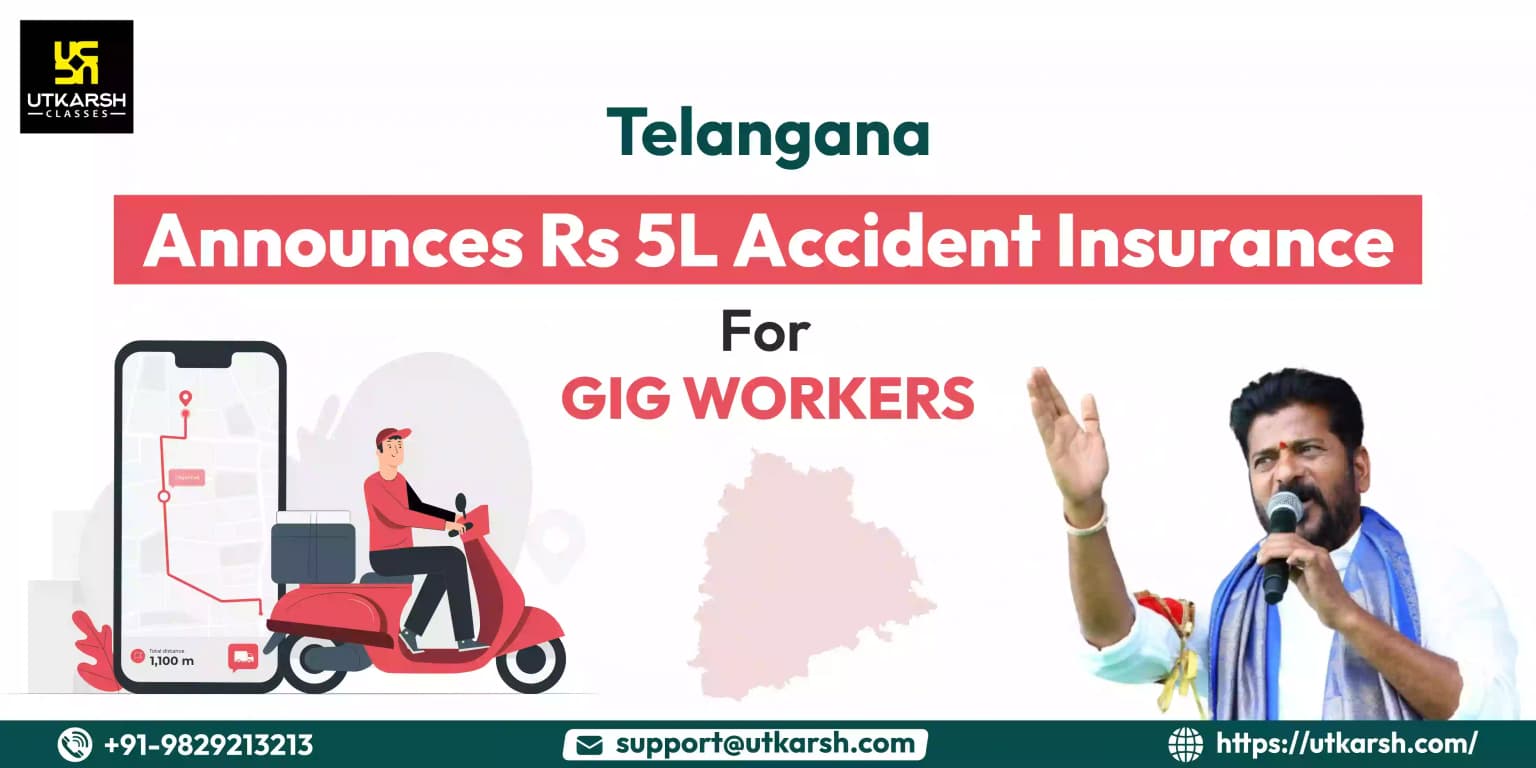 Telangana Announces Rs 5Lakh Accident Insurance For GIG Workers