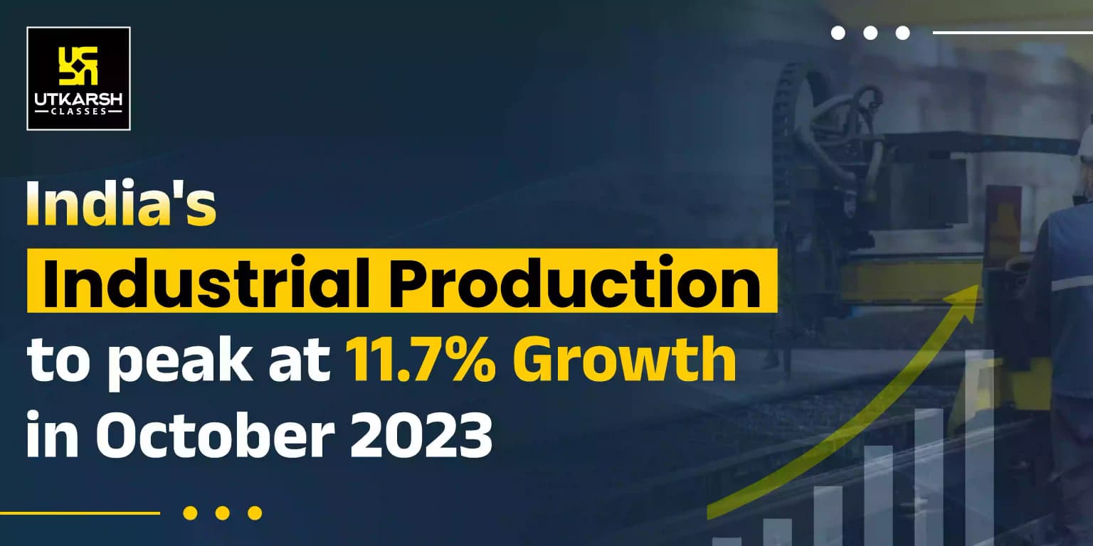 India's Industrial Production To Peak At 11.7% Growth In October 2023