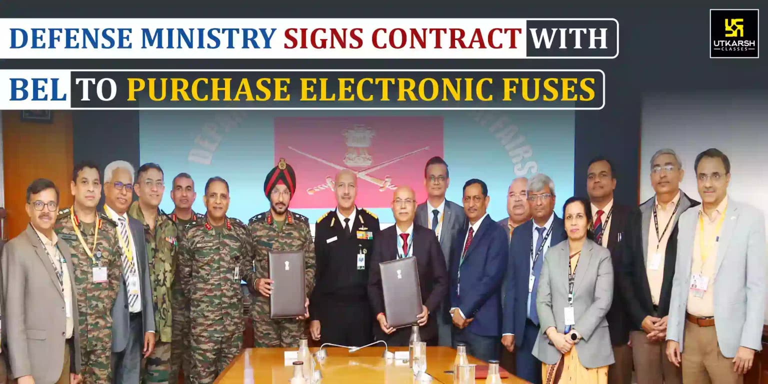 Defence Ministry Signs Contract With BEL To Purchase Electronic Fuses