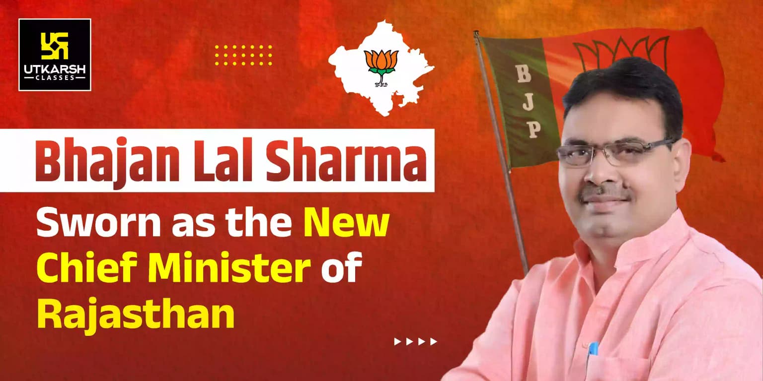 Bhajan Lal Sharma Sworn As The New Chief Minister Of Rajasthan