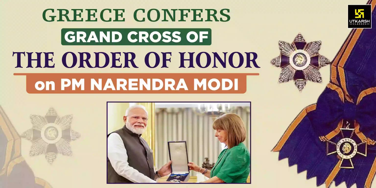 Greece confers Grand Cross of the Order of Honor on PM Modi