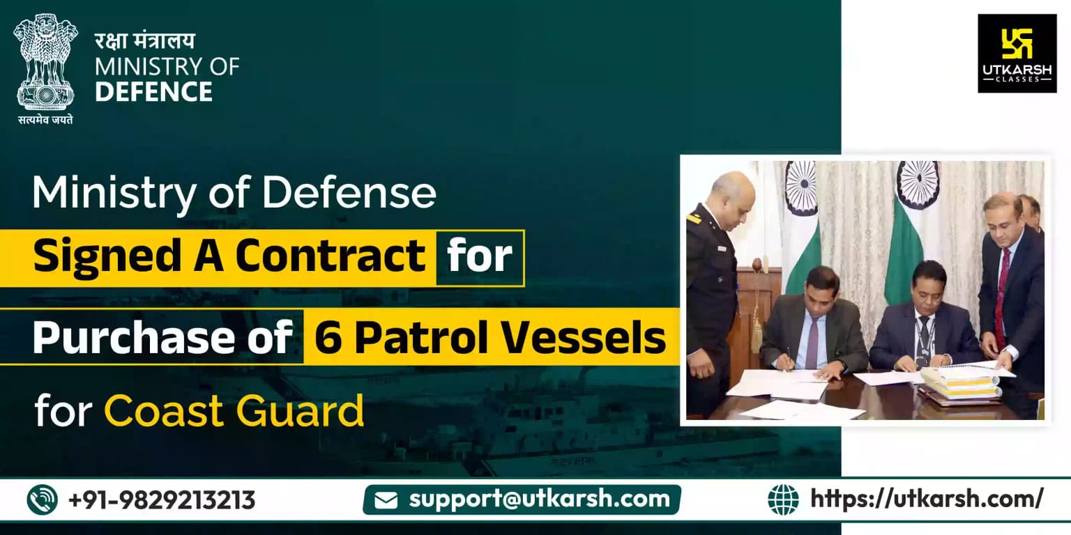 Defence Ministry Signs a Contract To Purchase 6 Patrol Vessels