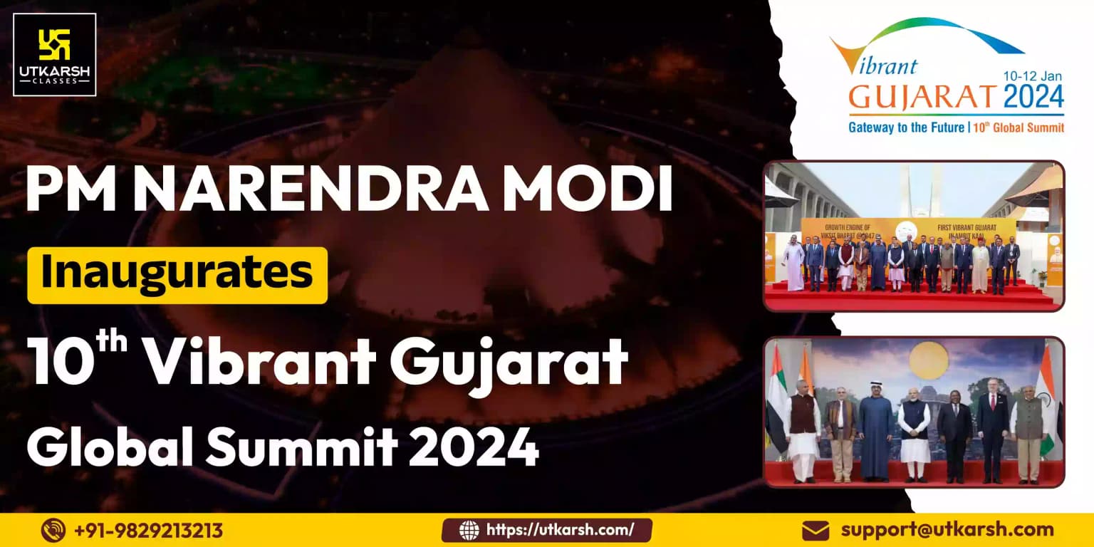 PM Modi Inaugurates 10th Vibrant Gujarat Global Summit 2024