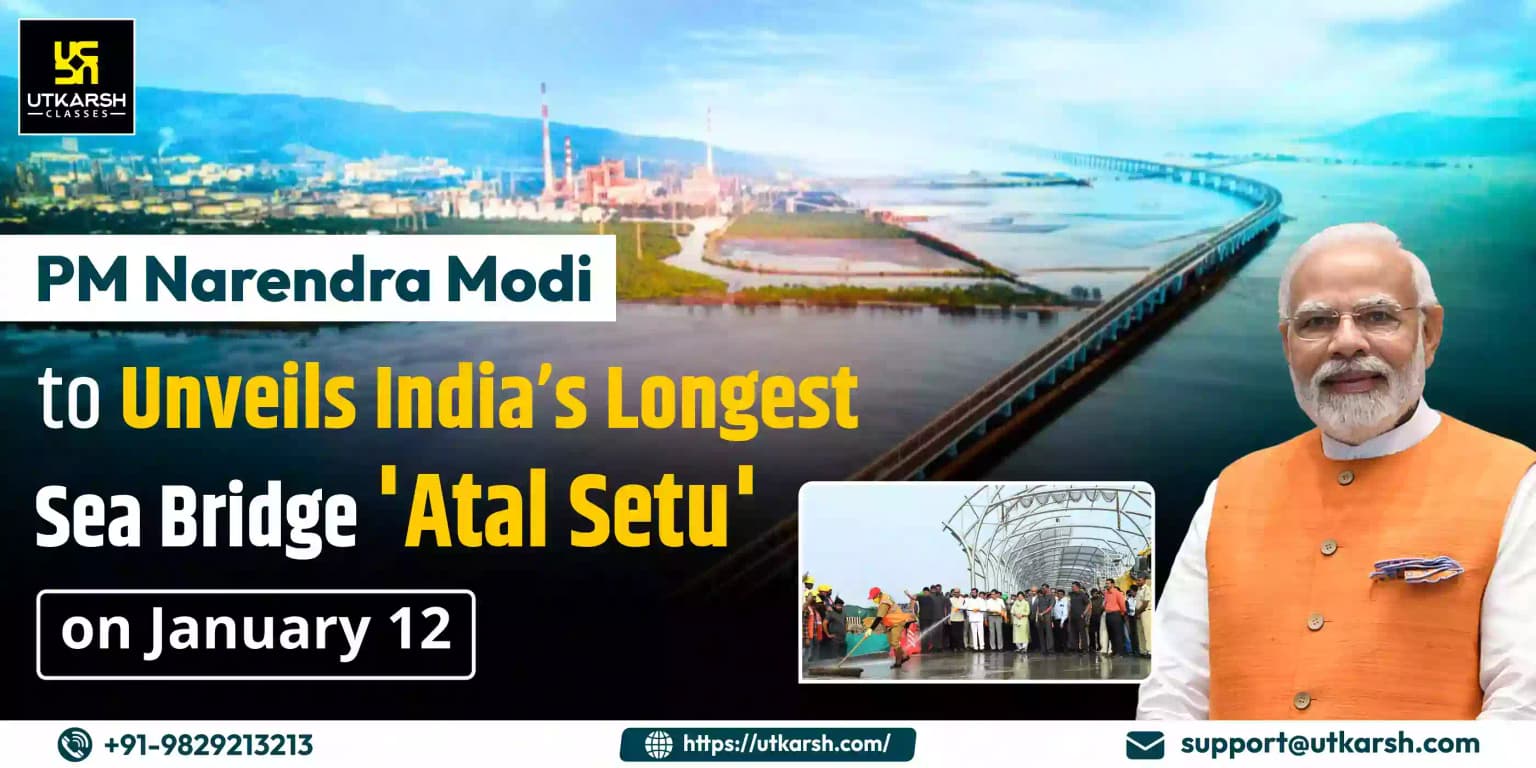PM Modi To Unveil India’s Longest Sea Bridge 'Atal Setu' On Jan 12
