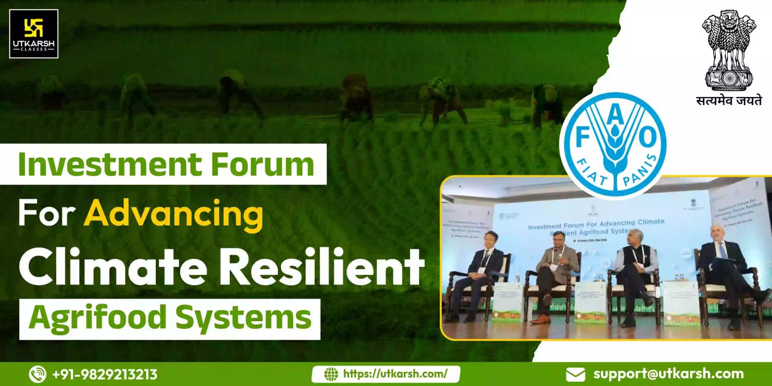 Investment Forum for Advancing Climate Resilient Agrifood Systems