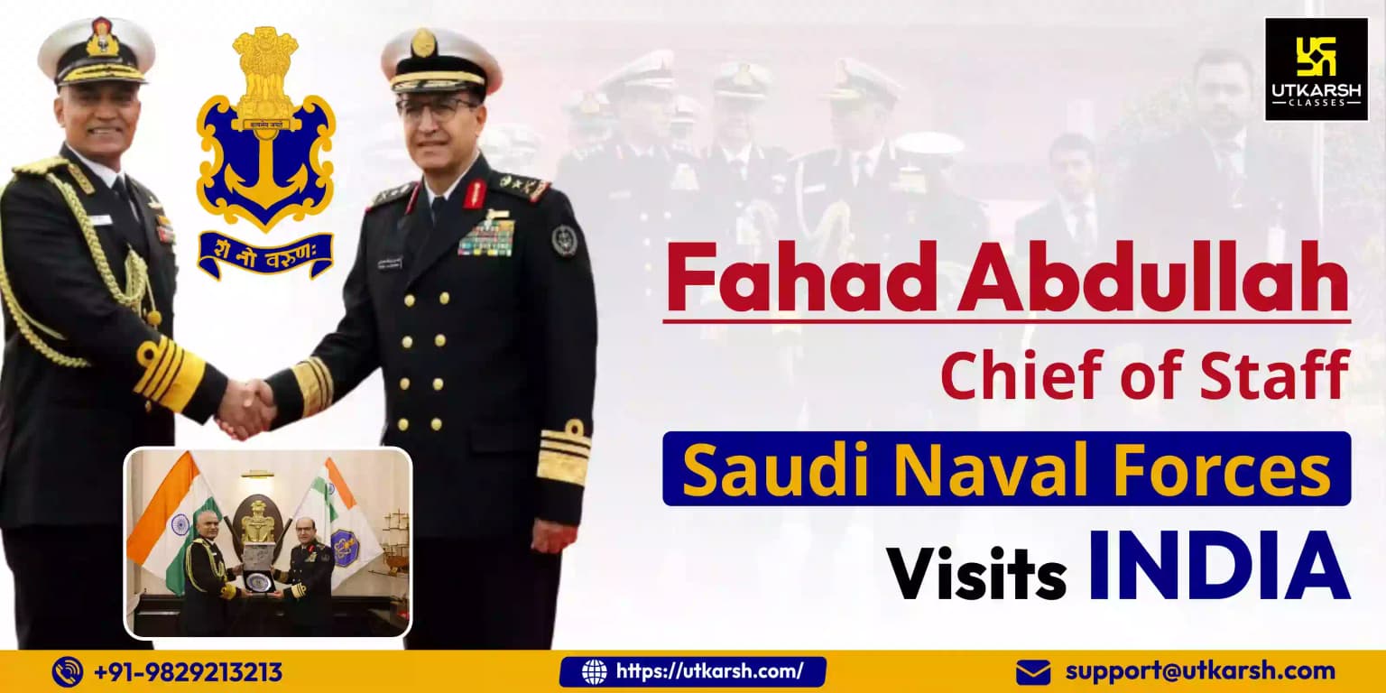 Fahad Abdullah, Chief of Staff, Saudi Naval Forces, visits India