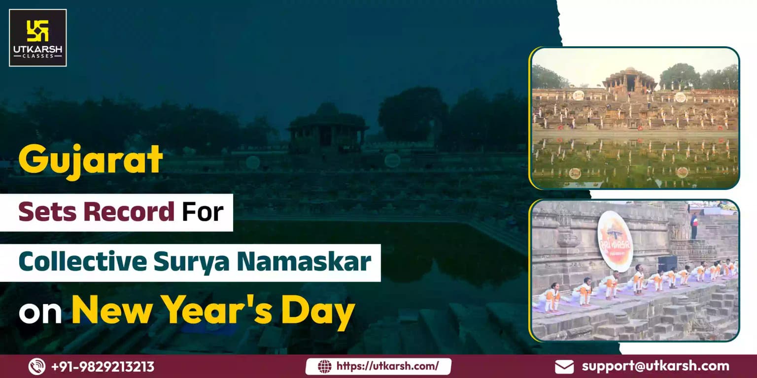 Gujarat Sets Record For Collective Surya Namaskar On New Year's Day