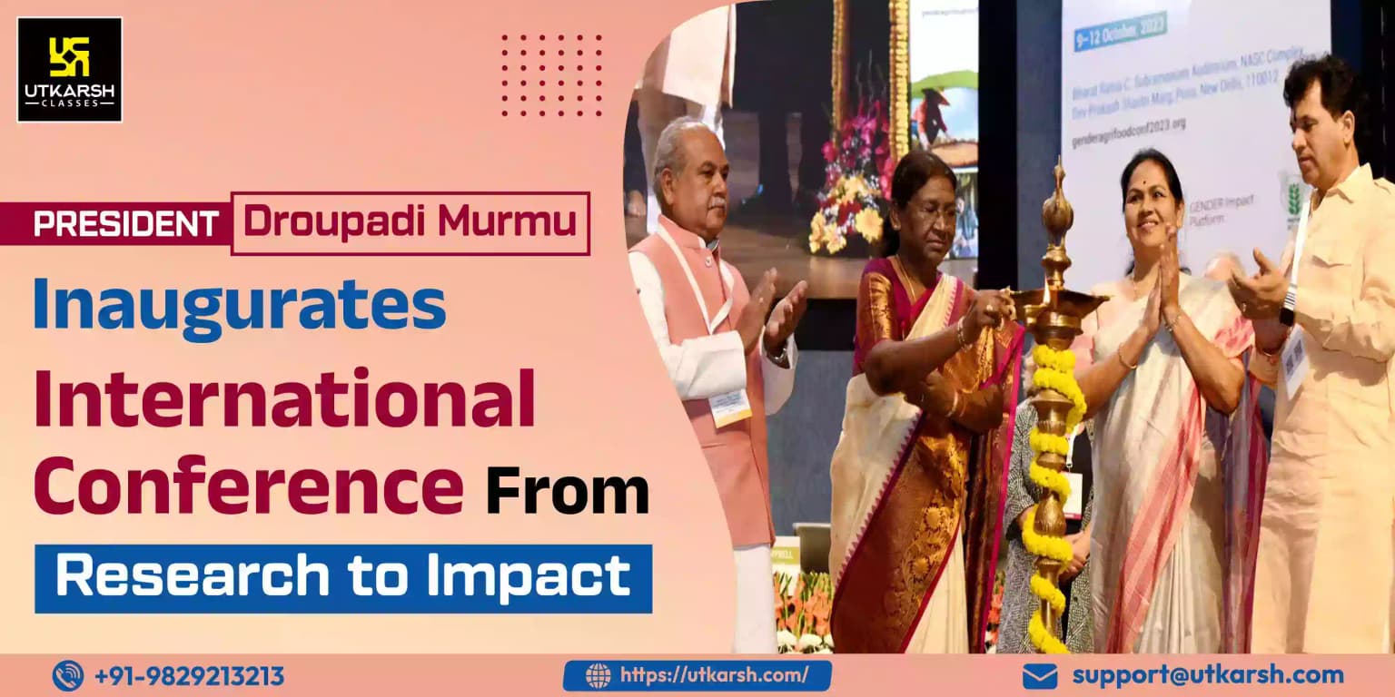 President Inaugurates International Conference From Research to Impact