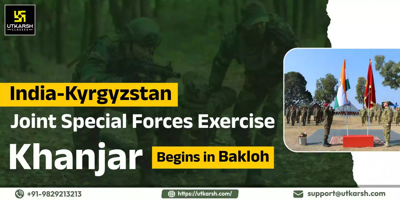 India-Kyrgyzstan Joint Special Forces Exercise KHANJAR Begins in Bakloh