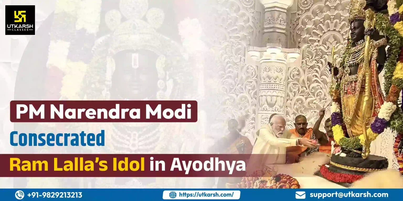 PM Modi Consecrated Ram Lalla’s Idol in Ayodhya