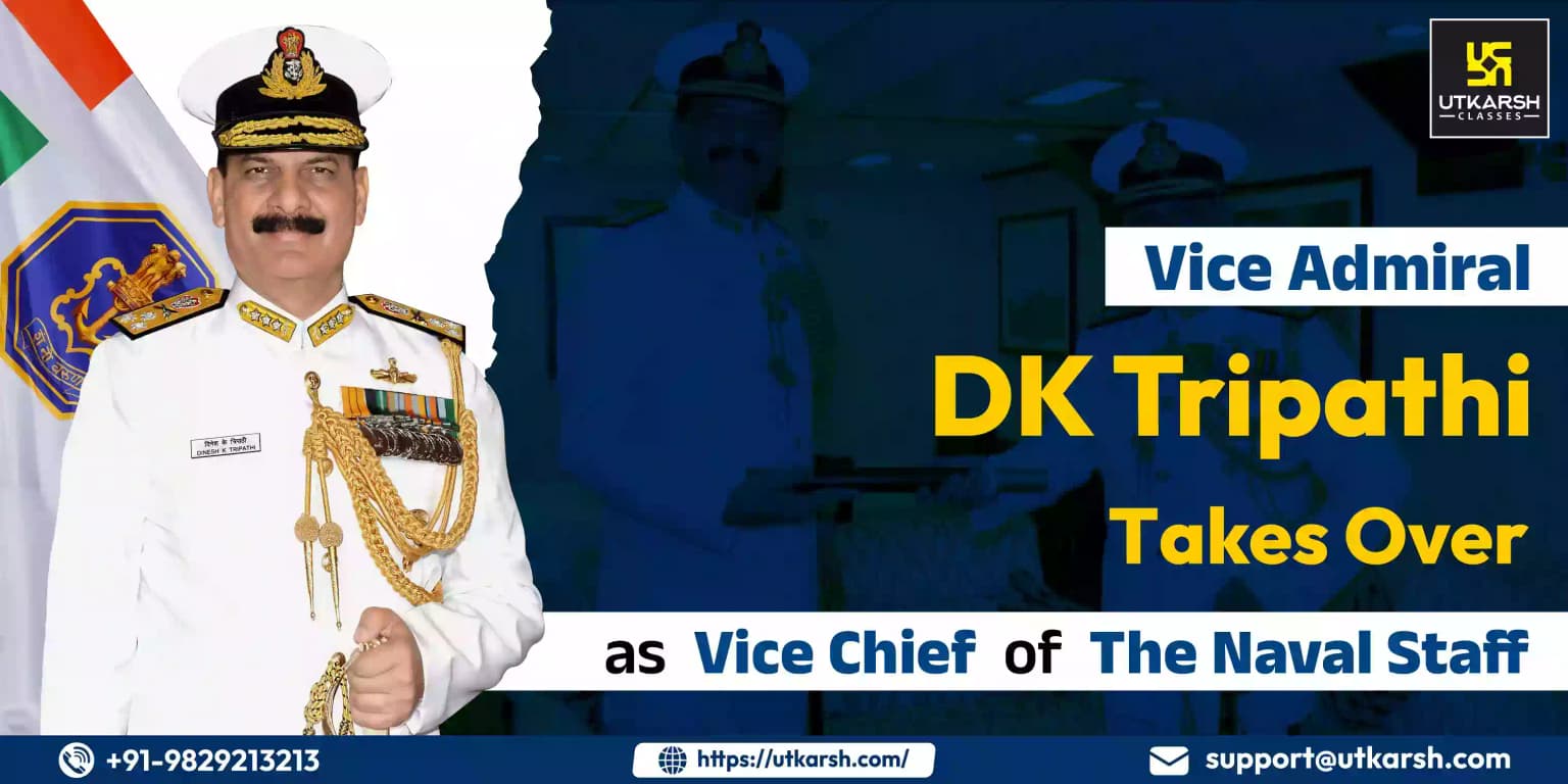 Vice Admiral DK Tripathi Takes Over As Vice Chief Of The Naval Staff