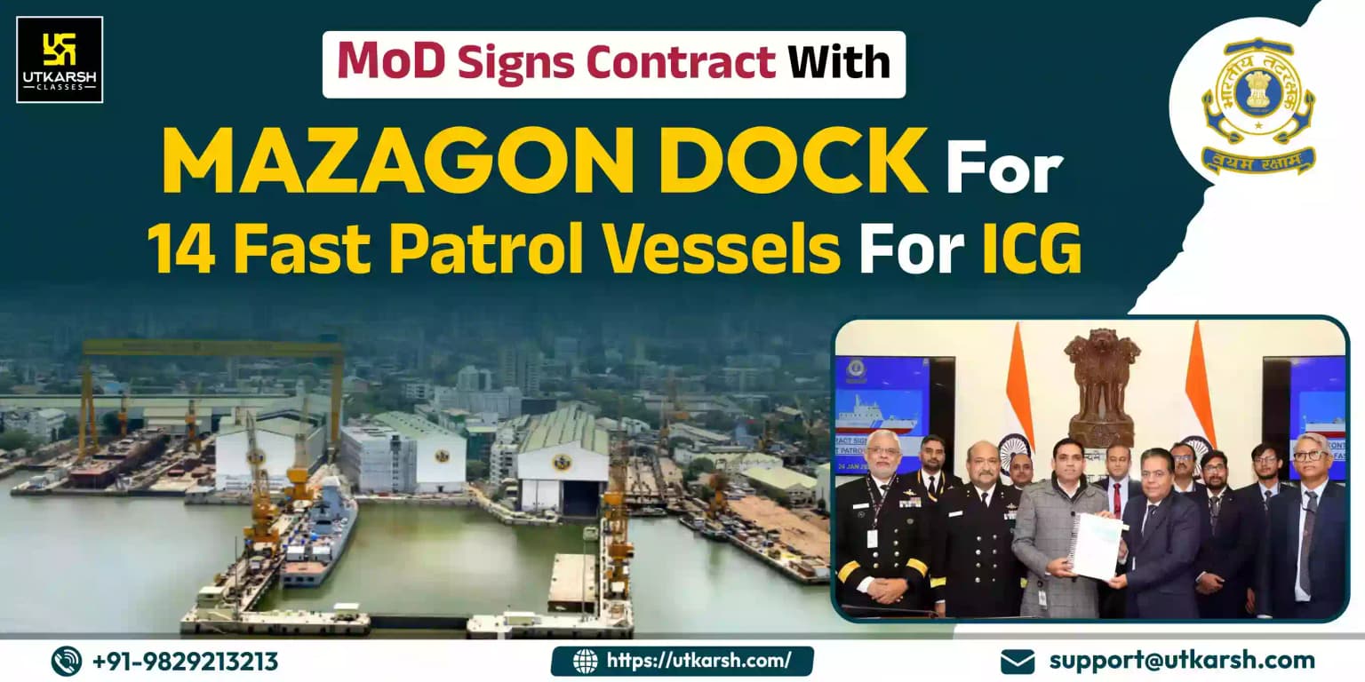 Defense Ministry signs contract with Mazagon Dock for 14 FPV