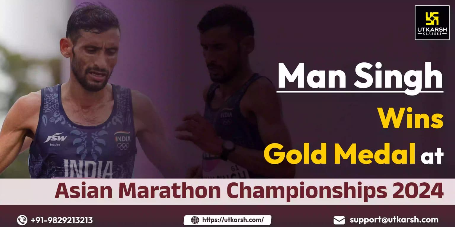 Man Singh Wins Gold Medal at Asian Marathon Championships 2024