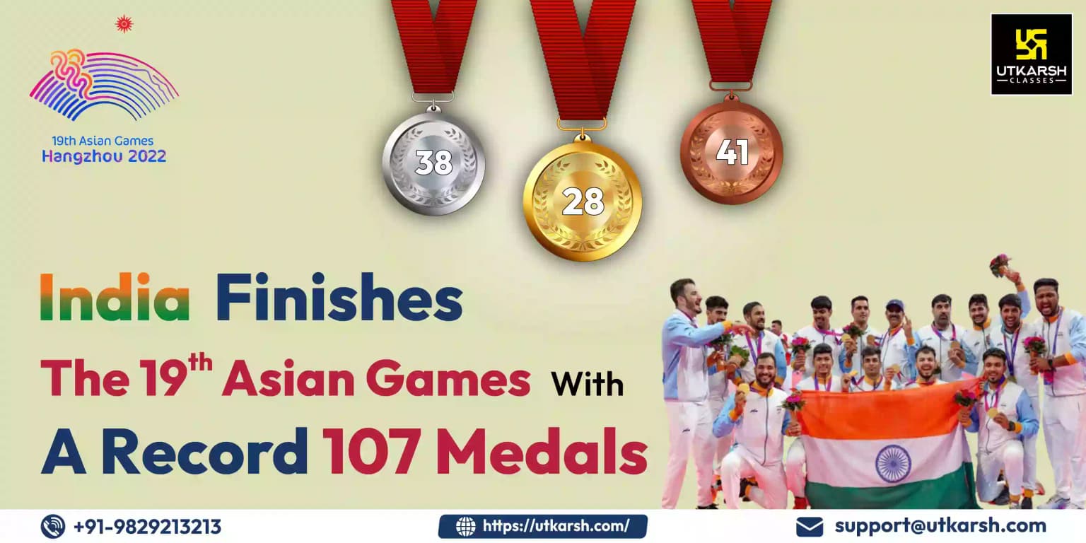 India finishes the 19th Asian Games with a record 107 Medals
